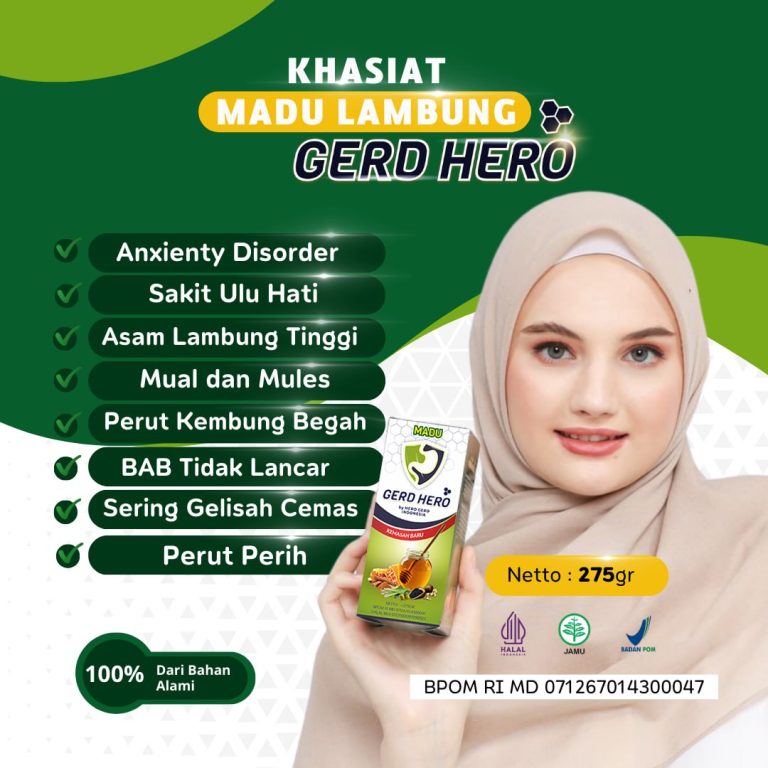 khasiat madu gerd hero
